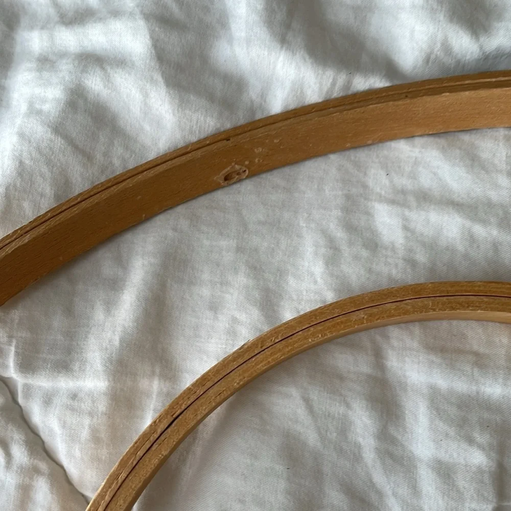 Wood circles for needle‎ point or cross stitch